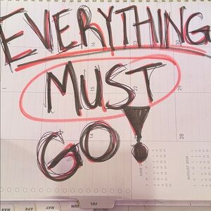 CLOSET CLEAN OUT SALE